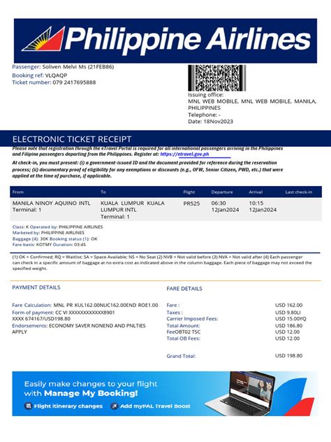 pal reference number|Philippine Airlines.
